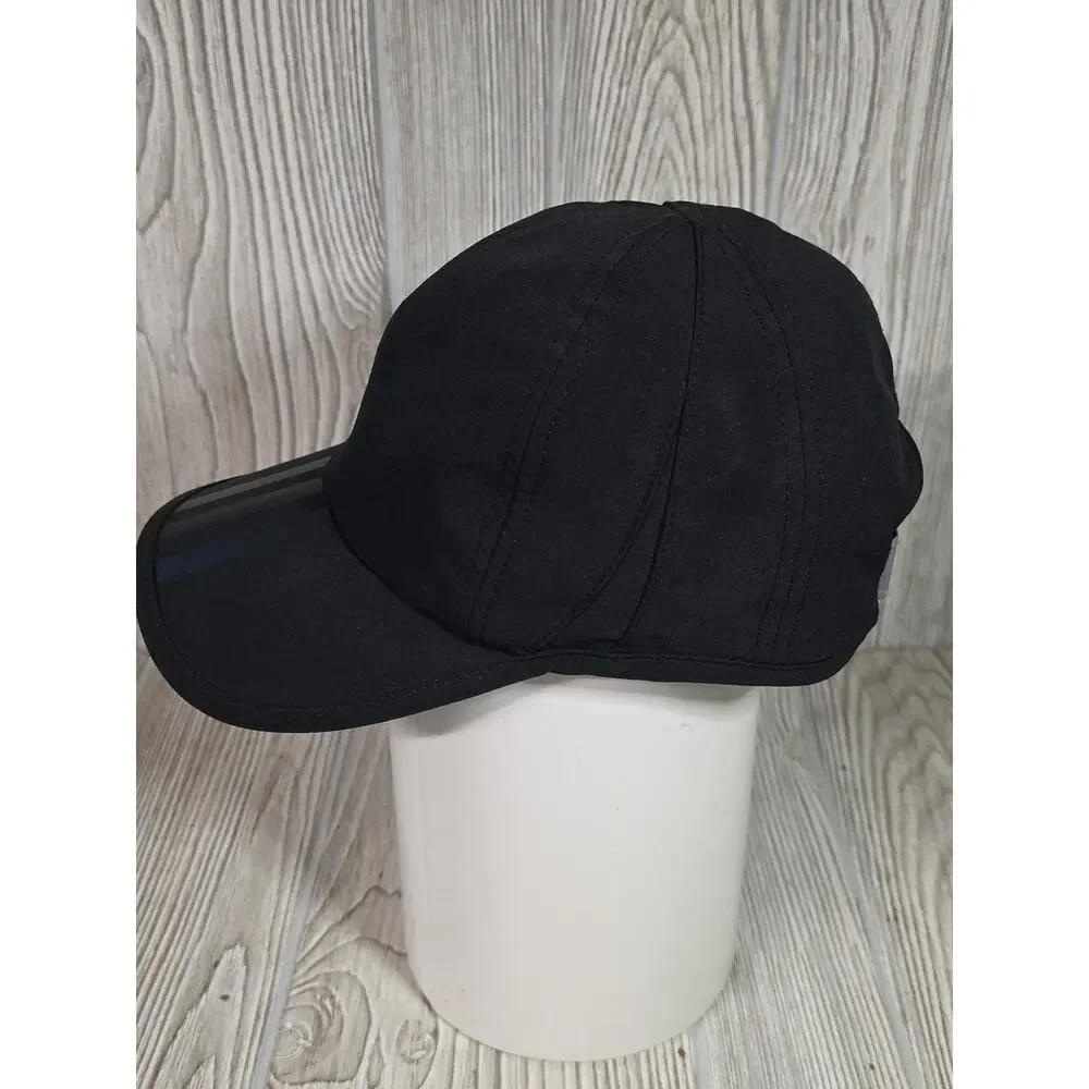 Adidas 3 Stripes Black Adjustable Strap Adult Unisex Hat